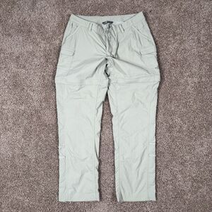 The North Face Paramount 2.0 Pants Women's 12 Beige Convertible Hiking Flare